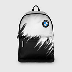 Рюкзак BMW чёрные штрихи текстура, цвет: 3D-принт — фото 2