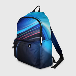 Рюкзак Синяя и черная абстракция геометрическая