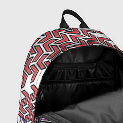 Рюкзак Сине-белые стрелки на белом фоне, цвет: 3D-принт — фото 2