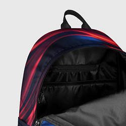 Рюкзак Красно-синие полосы, цвет: 3D-принт — фото 2