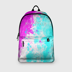 Рюкзак New world неоновые краски, цвет: 3D-принт — фото 2