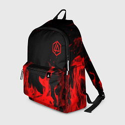Рюкзак Linkin Park красный огонь лого