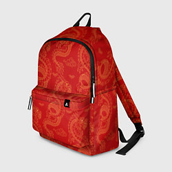 Рюкзак Красный - дракон, цвет: 3D-принт