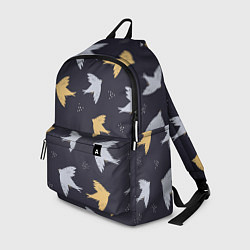 Рюкзак Узор с птицами, цвет: 3D-принт