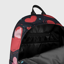 Рюкзак Сердечный паттерн, цвет: 3D-принт — фото 2