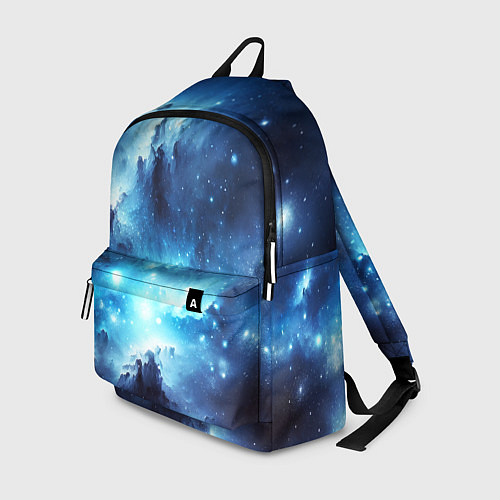 Рюкзак Космический голубой пейзаж / 3D-принт – фото 1