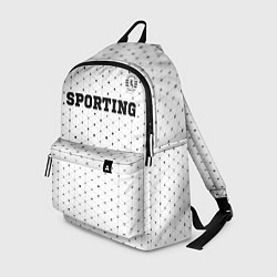 Рюкзак Sporting sport на светлом фоне посередине, цвет: 3D-принт