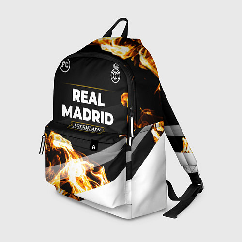 Рюкзак Real Madrid legendary sport fire / 3D-принт – фото 1