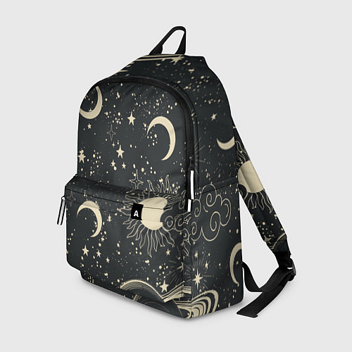 Рюкзак Звёздная карта с лунами и солнцем / 3D-принт – фото 1