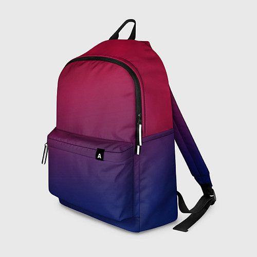 Рюкзак Gradient red-blue / 3D-принт – фото 1