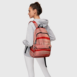 Рюкзак В красную полосочку, цвет: 3D-принт — фото 2