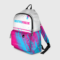 Рюкзак Hoffenheim neon gradient style посередине, цвет: 3D-принт