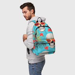 Рюкзак Черепа в отпуске, цвет: 3D-принт — фото 2