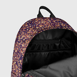 Рюкзак Драгоценный фиолетово-медный абстракция, цвет: 3D-принт — фото 2