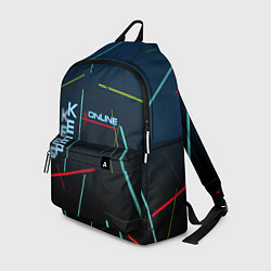 Рюкзак Разноцветные линии - keep online, цвет: 3D-принт