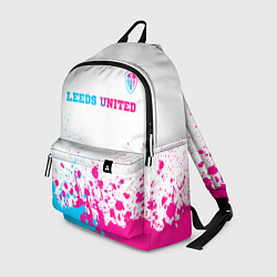 Рюкзак Leeds United neon gradient style посередине, цвет: 3D-принт