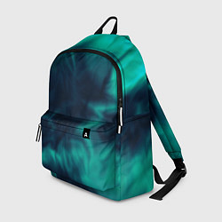 Рюкзак Абстрактный тёмно-бирюзовый, цвет: 3D-принт
