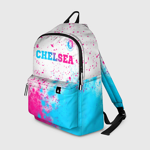 Рюкзак Chelsea neon gradient style посередине / 3D-принт – фото 1
