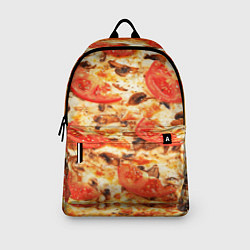 Рюкзак Пицца с грибами и томатом - текстура, цвет: 3D-принт — фото 2