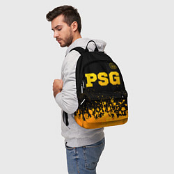Рюкзак PSG - gold gradient посередине, цвет: 3D-принт — фото 2