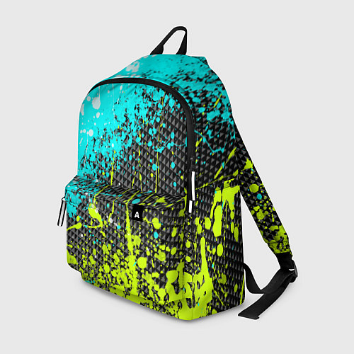 Рюкзак Брызги красок с геометрией / 3D-принт – фото 1