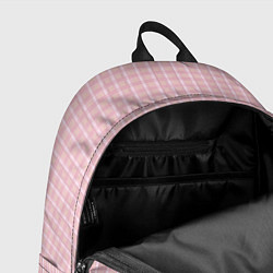 Рюкзак Розовый паттерн клетка, цвет: 3D-принт — фото 2