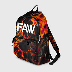 Рюкзак FAW red lava, цвет: 3D-принт