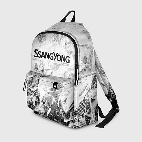 Рюкзак SsangYong white graphite / 3D-принт – фото 1