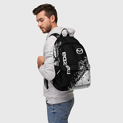 Рюкзак Мазда: следы от шин, цвет: 3D-принт — фото 2