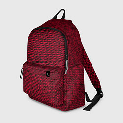 Рюкзак Текстурированный красно-чёрный, цвет: 3D-принт