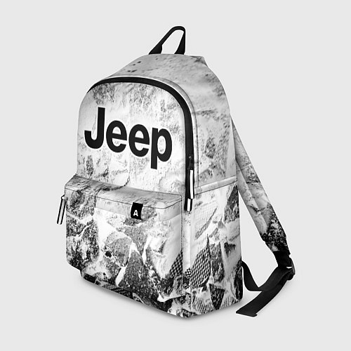 Рюкзак Jeep white graphite / 3D-принт – фото 1