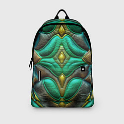 Рюкзак Объемная футуристичная текстура из кожи, цвет: 3D-принт — фото 2