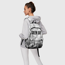 Рюкзак Green Day white graphite, цвет: 3D-принт — фото 2