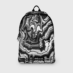 Рюкзак Черно-белая абстракция суминагаши, цвет: 3D-принт — фото 2