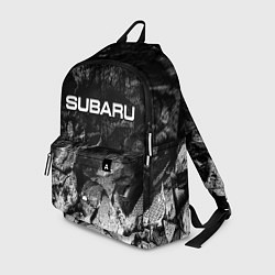 Рюкзак Subaru black graphite, цвет: 3D-принт