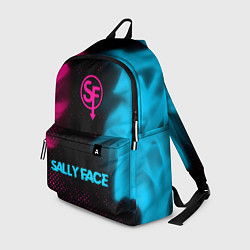 Рюкзак Sally Face - neon gradient по-центру, цвет: 3D-принт