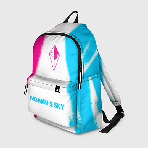 Рюкзак No Mans Sky neon gradient style по-центру / 3D-принт – фото 1