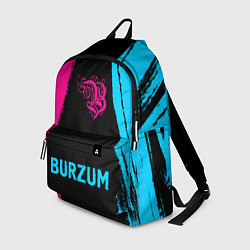Рюкзак Burzum - neon gradient по-центру, цвет: 3D-принт