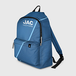 Рюкзак Jac motors сине-голубой с полосой, цвет: 3D-принт