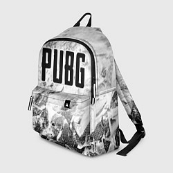 Рюкзак PUBG white graphite, цвет: 3D-принт