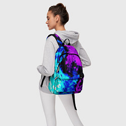 Рюкзак Битва неонового огня, цвет: 3D-принт — фото 2