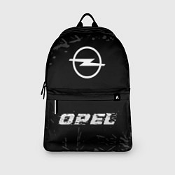 Рюкзак Opel speed на темном фоне со следами шин по-центру, цвет: 3D-принт — фото 2