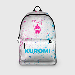 Рюкзак Kuromi neon gradient style по-центру, цвет: 3D-принт — фото 2