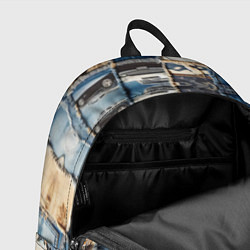 Рюкзак Пэчворк с автомобилями, цвет: 3D-принт — фото 2