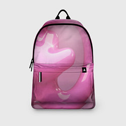 Рюкзак Розовые краски абстракция, цвет: 3D-принт — фото 2