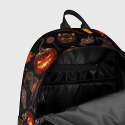 Рюкзак Хэллоуин цветной паттерн, цвет: 3D-принт — фото 2