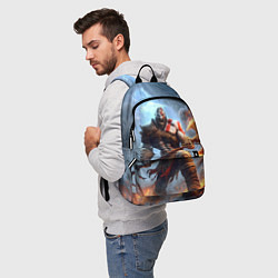 Рюкзак Кратос в ярости, цвет: 3D-принт — фото 2