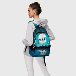 Рюкзак Ночь нового года, цвет: 3D-принт — фото 2