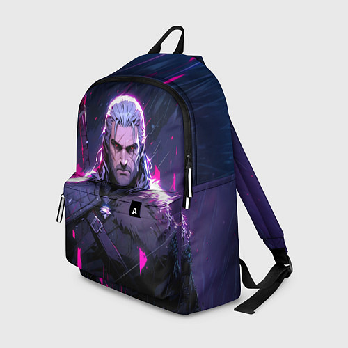 Рюкзак Geralt - neon rain / 3D-принт – фото 1