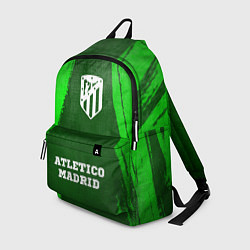 Рюкзак Atletico Madrid - green gradient по-центру, цвет: 3D-принт